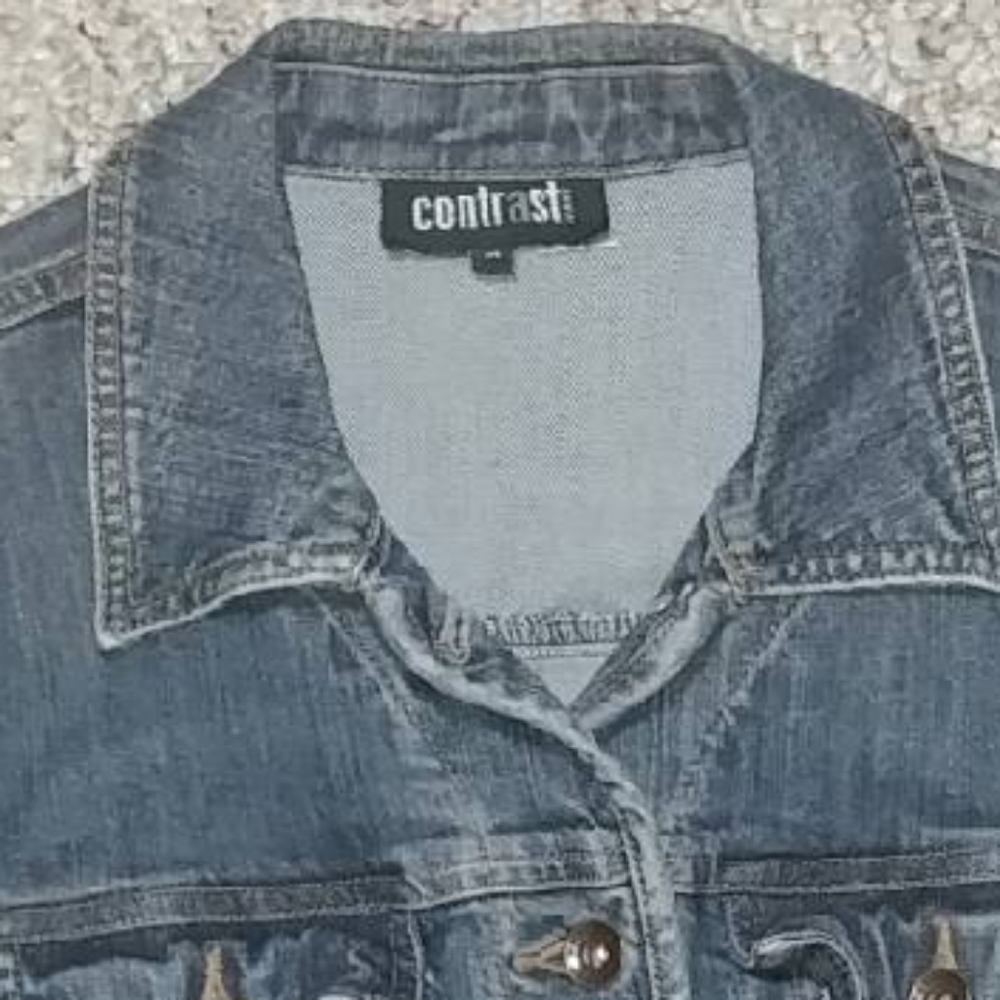 Contrast denim jacket - Picture 7 of 7